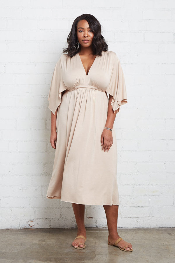 Mid-Length Caftan - Plus Size