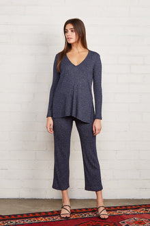 Metallic Rib Haven Top