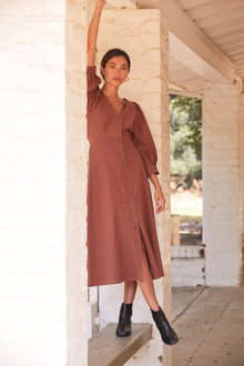 Linen Canvas Agnes Dress