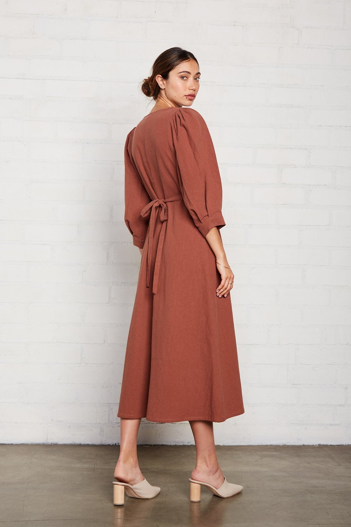 Linen Canvas Agnes Dress