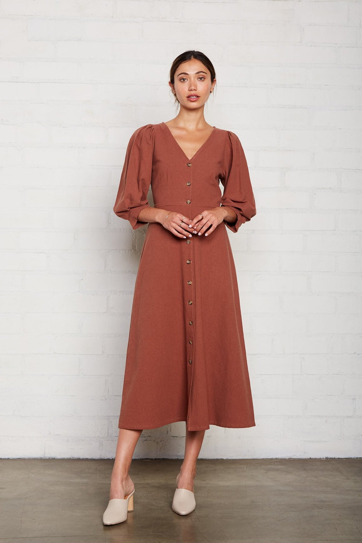 Linen Canvas Agnes Dress