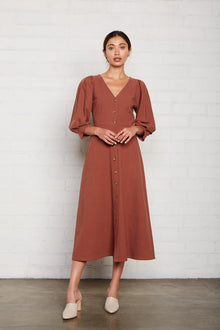 Linen Canvas Agnes Dress