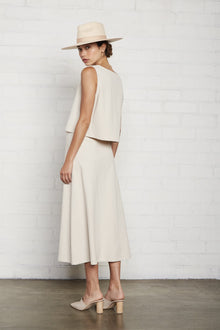 Linen Canvas Ainsley Skirt