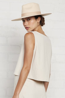 Linen Canvas Allison Tank