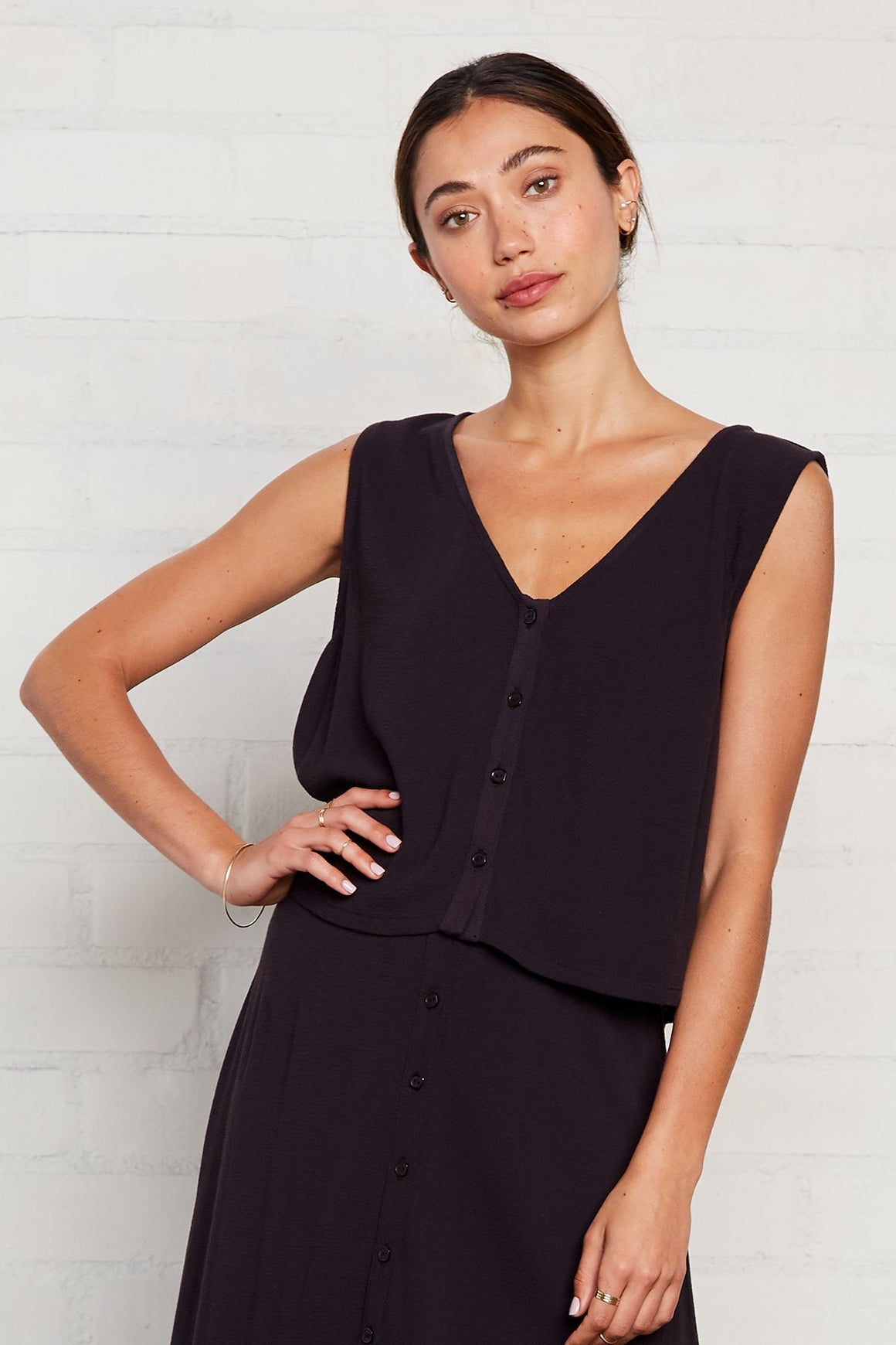 Pucker Rayon Allison Top