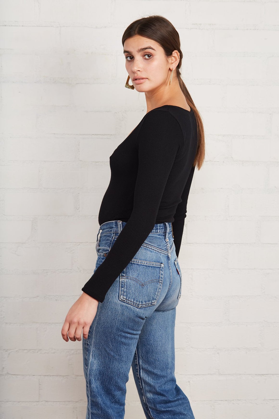 Finley Sweater Rib Scoopneck