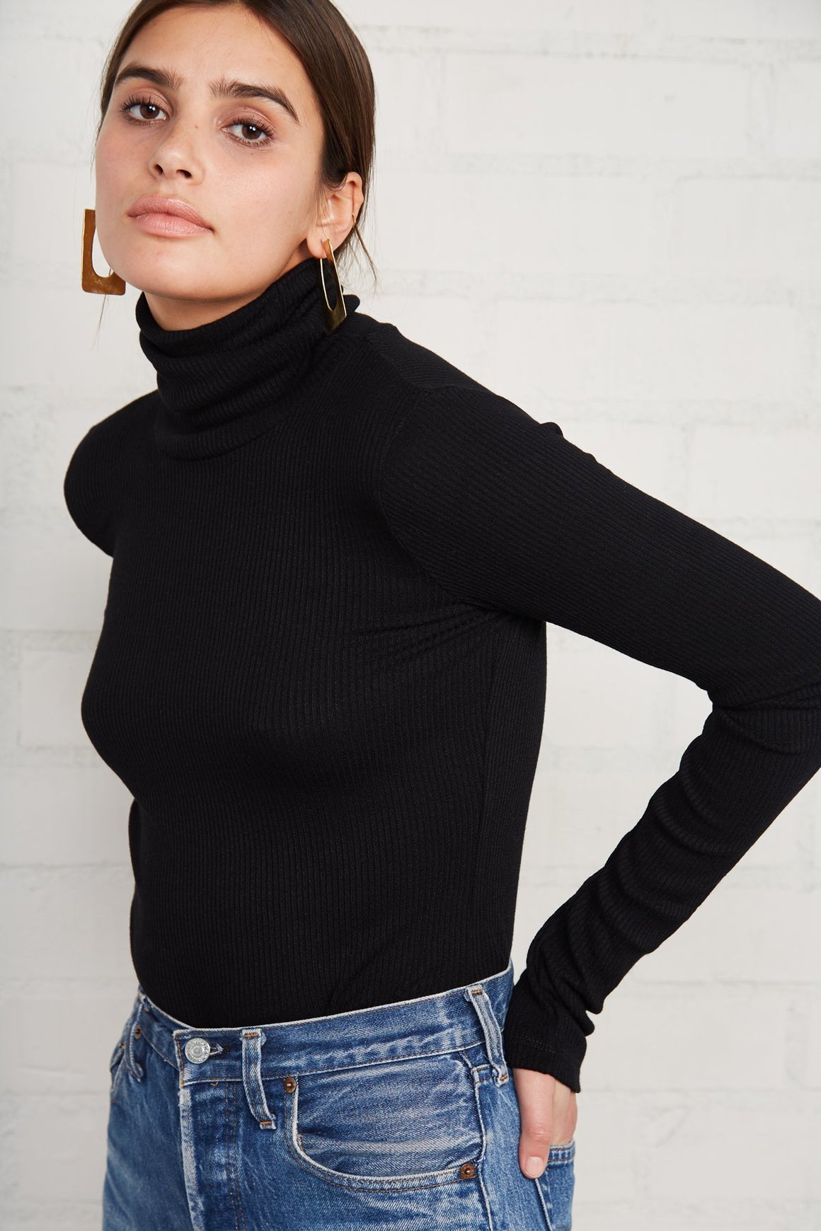 Finley Rib Sweater Turtleneck