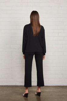 Luxe Rib Turtleneck Sweatshirt