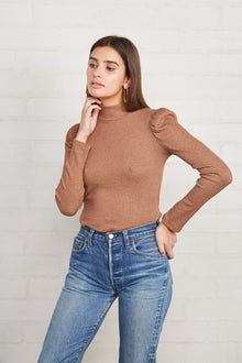 Metallic Rib Ada Top