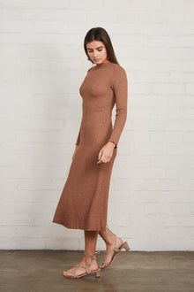 Metallic Rib Mara Dress