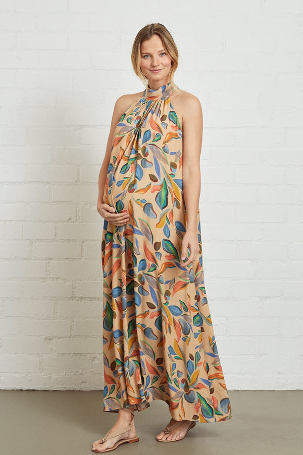Crepe Lotus Dress - Maternity