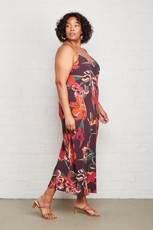 Crepe Bias Slip Dress - Plus Size