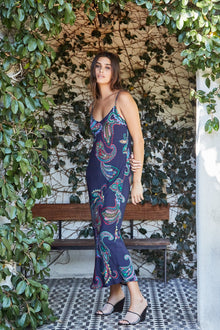 Crepe Bias Slip Dress