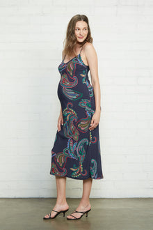 Crepe Bias Slip Dress - Maternity