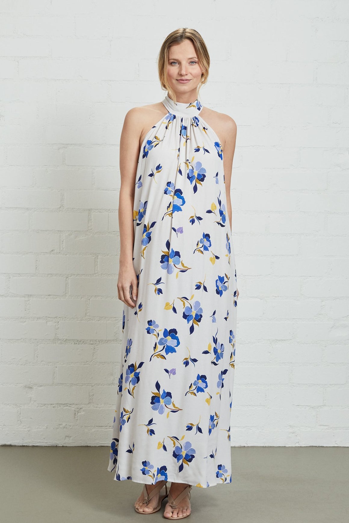 Crepe Lotus Dress - Maternity