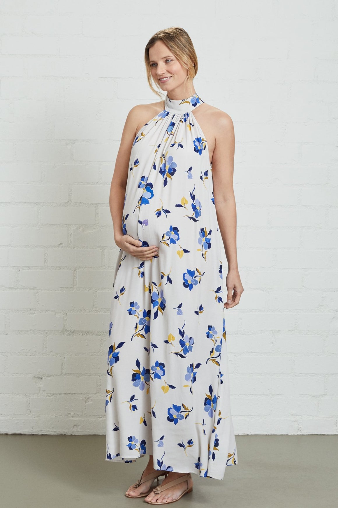 Crepe Lotus Dress - Maternity
