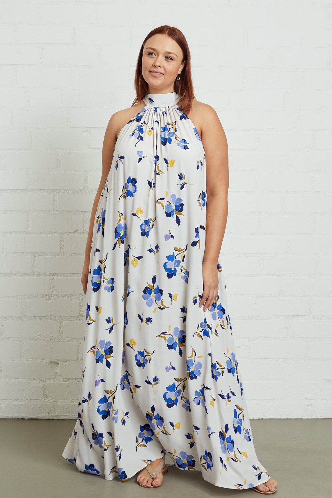 Crepe Lotus Dress - Plus Size