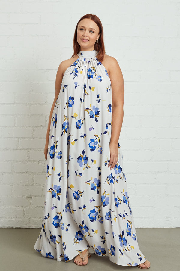 Crepe Lotus Dress - Plus Size