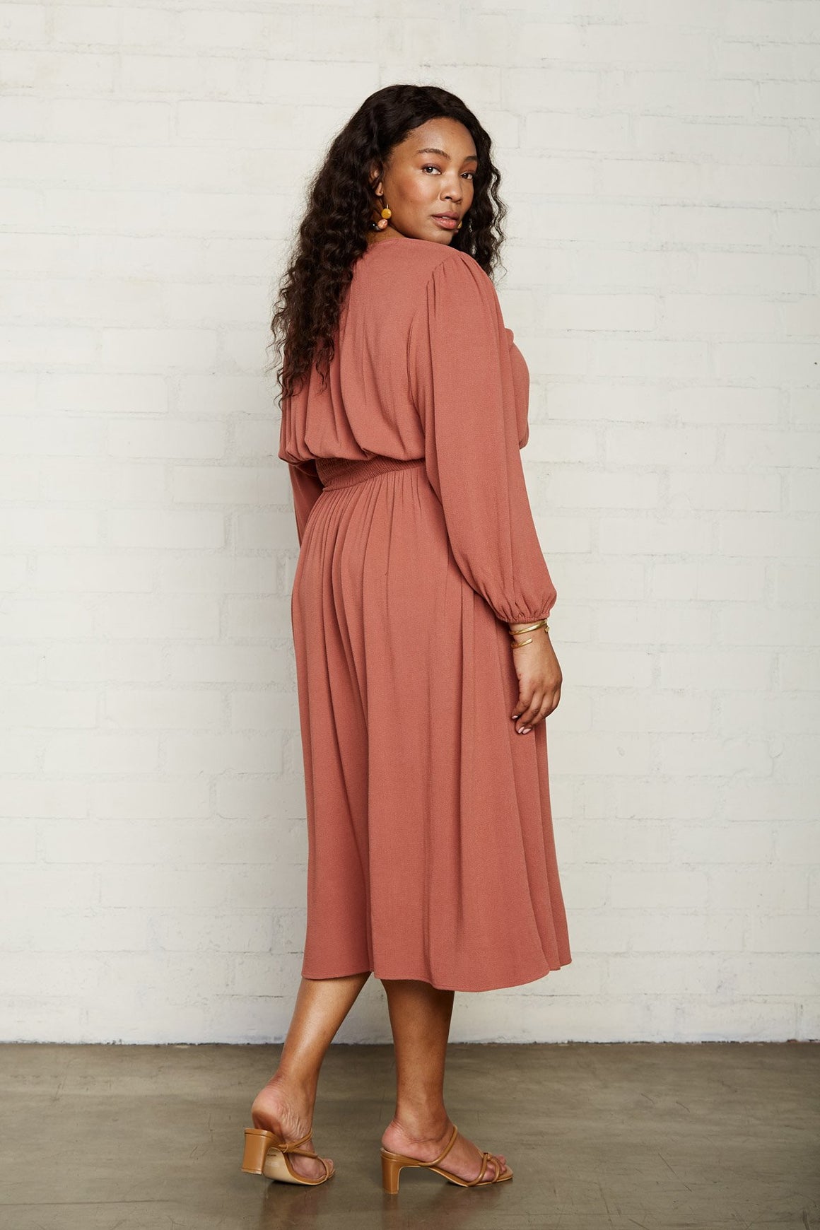 Pucker Rayon Edith Dress - Plus Size