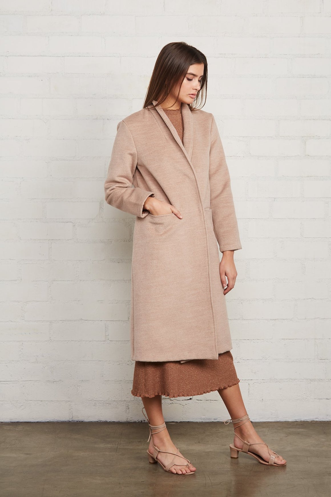 Brushed Felt Sonja Coat