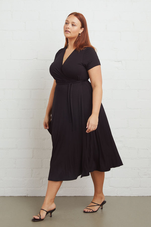 Frankie Wrap Dress - Plus Size