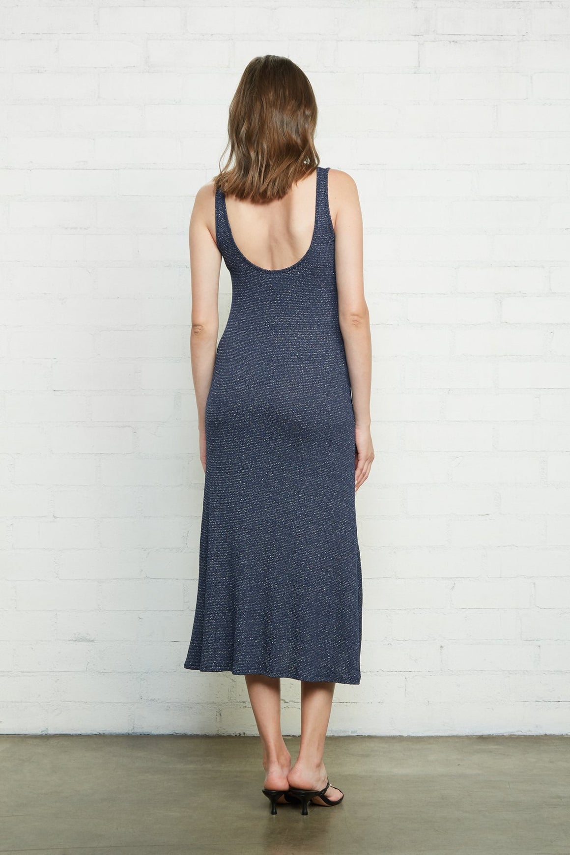 Metallic Rib Fiona Dress - Maternity