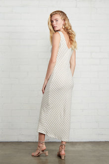 Linen Bias Dress - Gingham