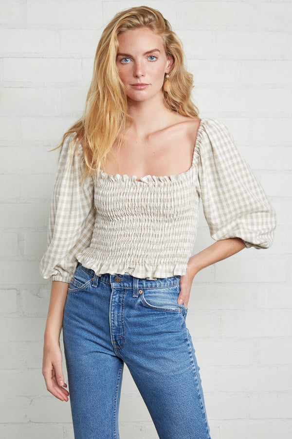 Linen Reign Top