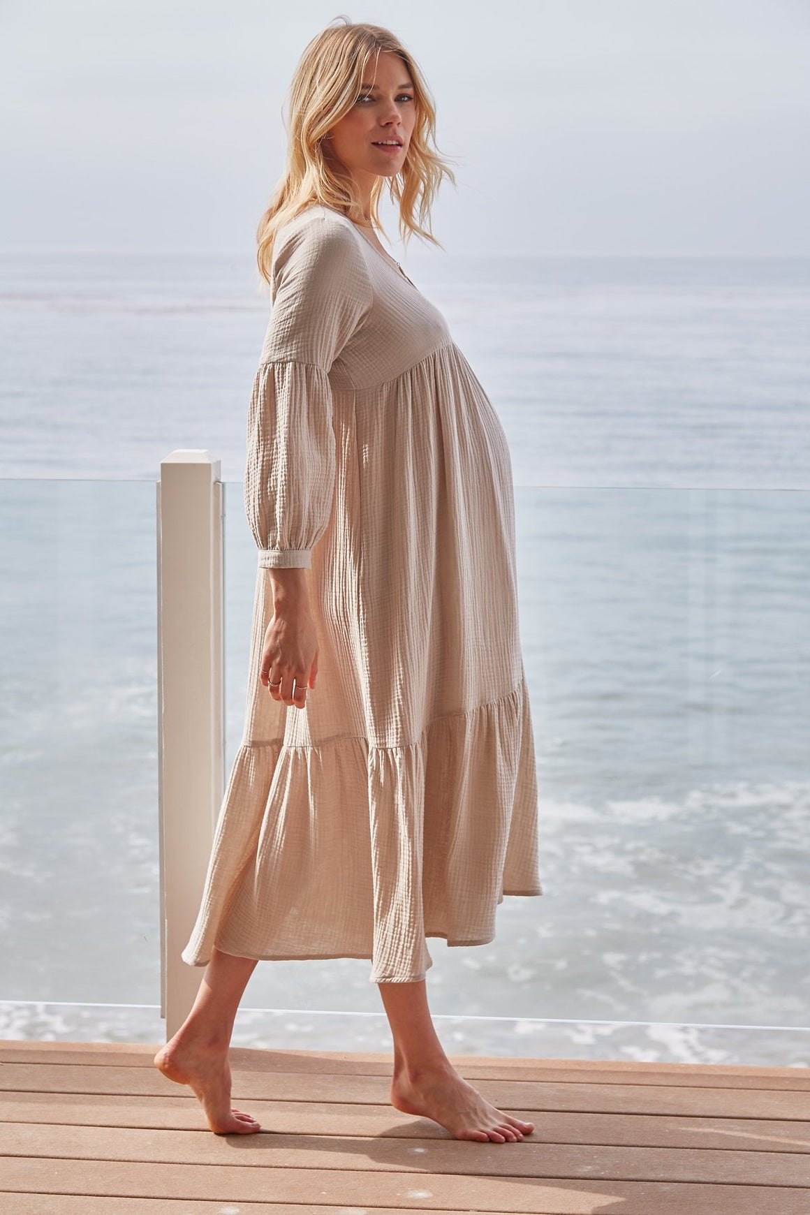 Gauze Cecelia Dress - Maternity