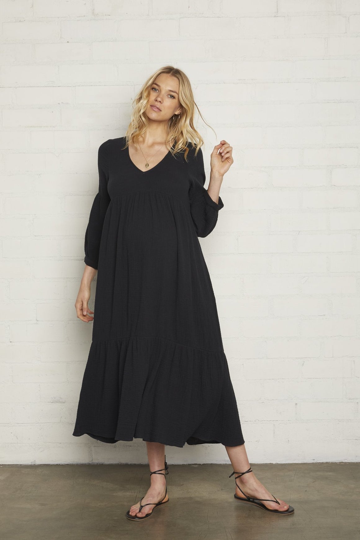 Gauze Cecelia Dress - Maternity