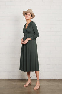 Long Sleeve Mid-Length Caftan Dress