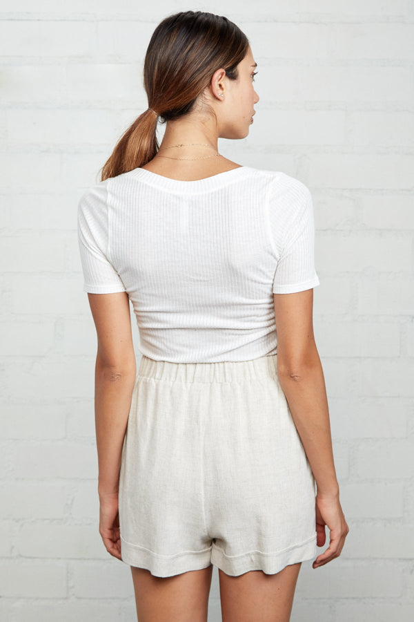 Linen Sandy Short