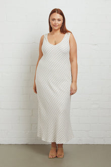 Linen Bias Dress - Plus Size