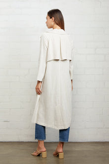Linen Cary Trench