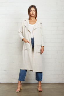 Linen Cary Trench