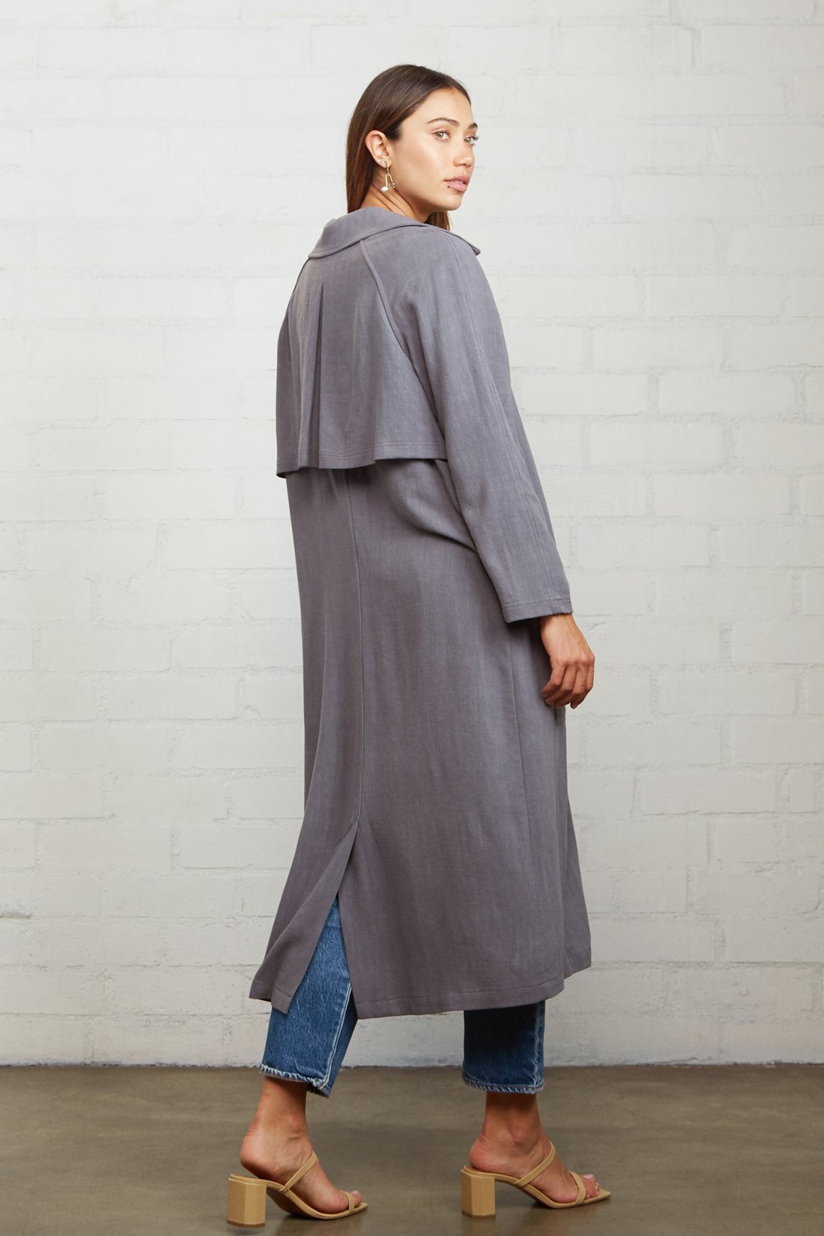 Linen Cary Trench