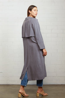 Linen Cary Trench