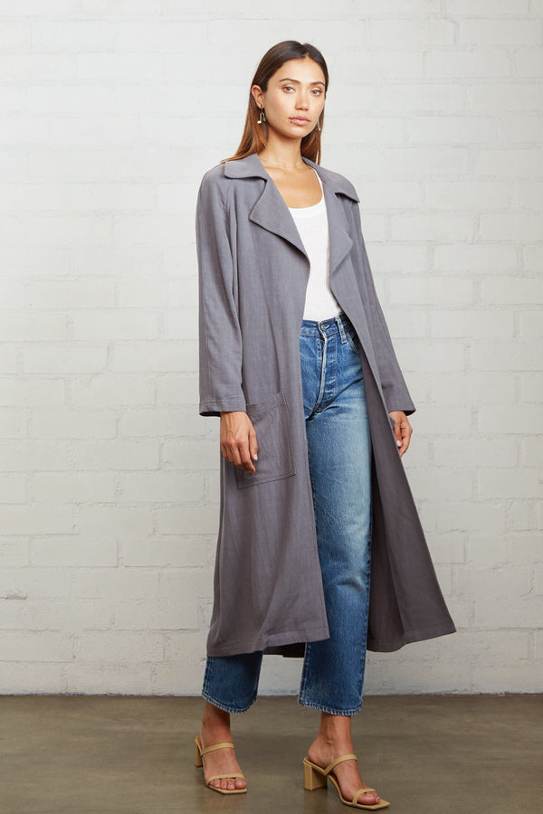 Linen Cary Trench