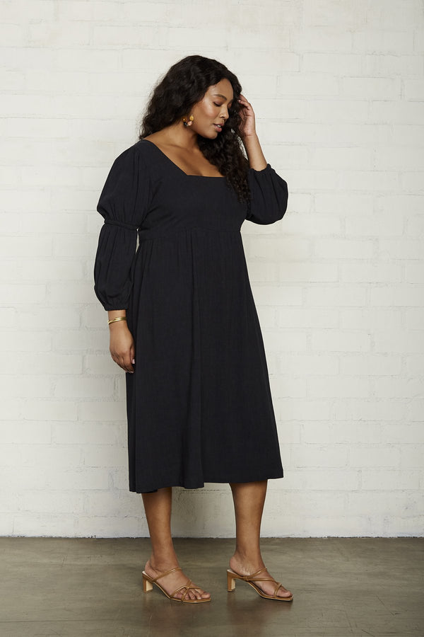 Linen Doreen Dress - Plus Size