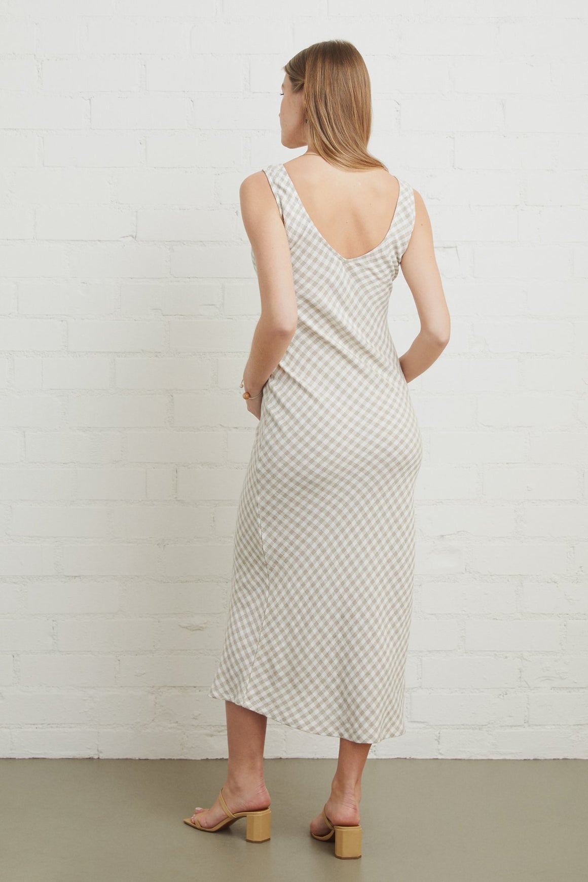 Linen Bias Dress - Maternity