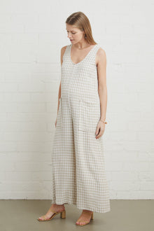 Linen Remy Jumpsuit - Maternity