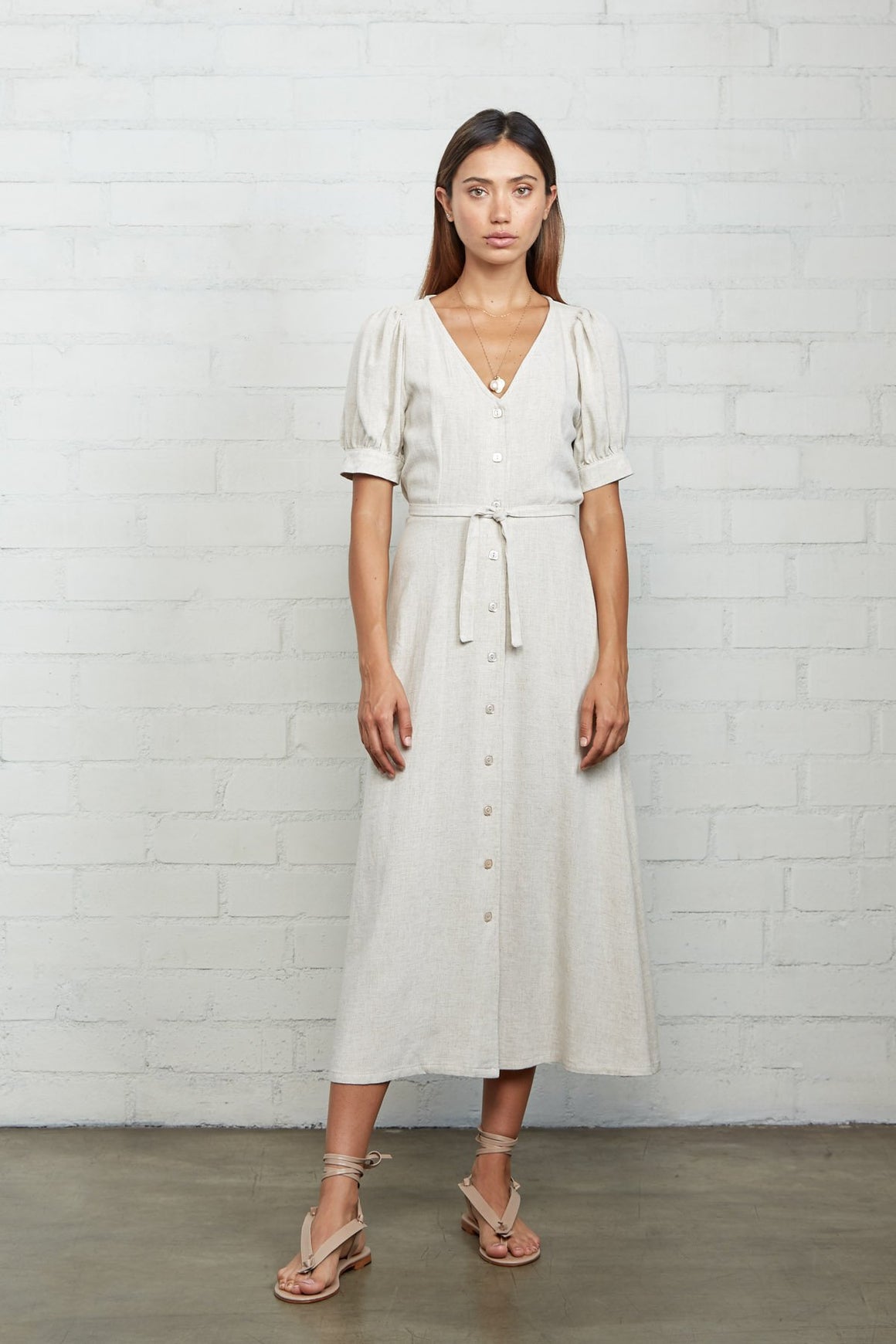 Linen Piper Dress