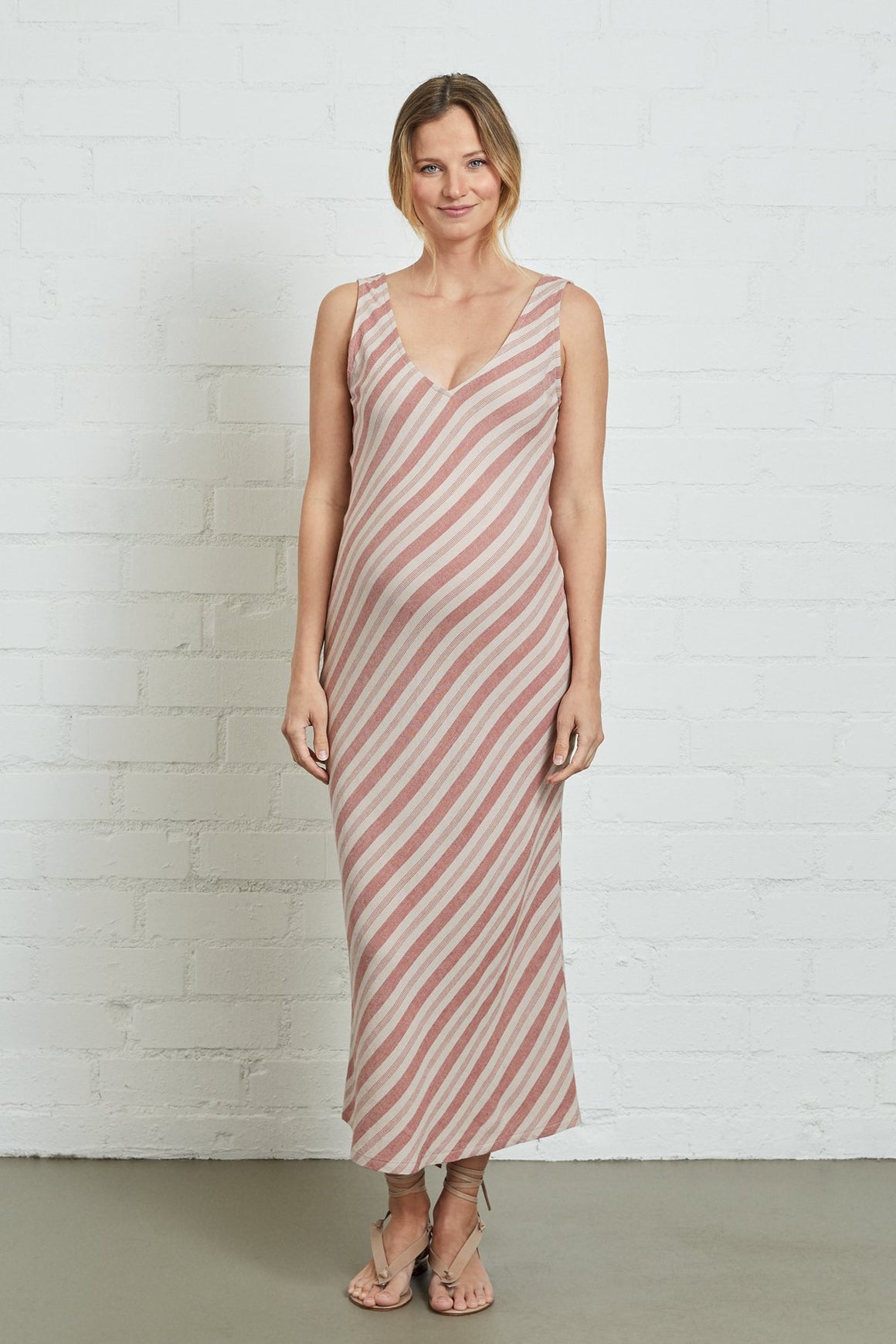 Linen Simona Dress - Maternity