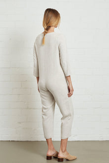 Linen Troy Jumpsuit - Maternity