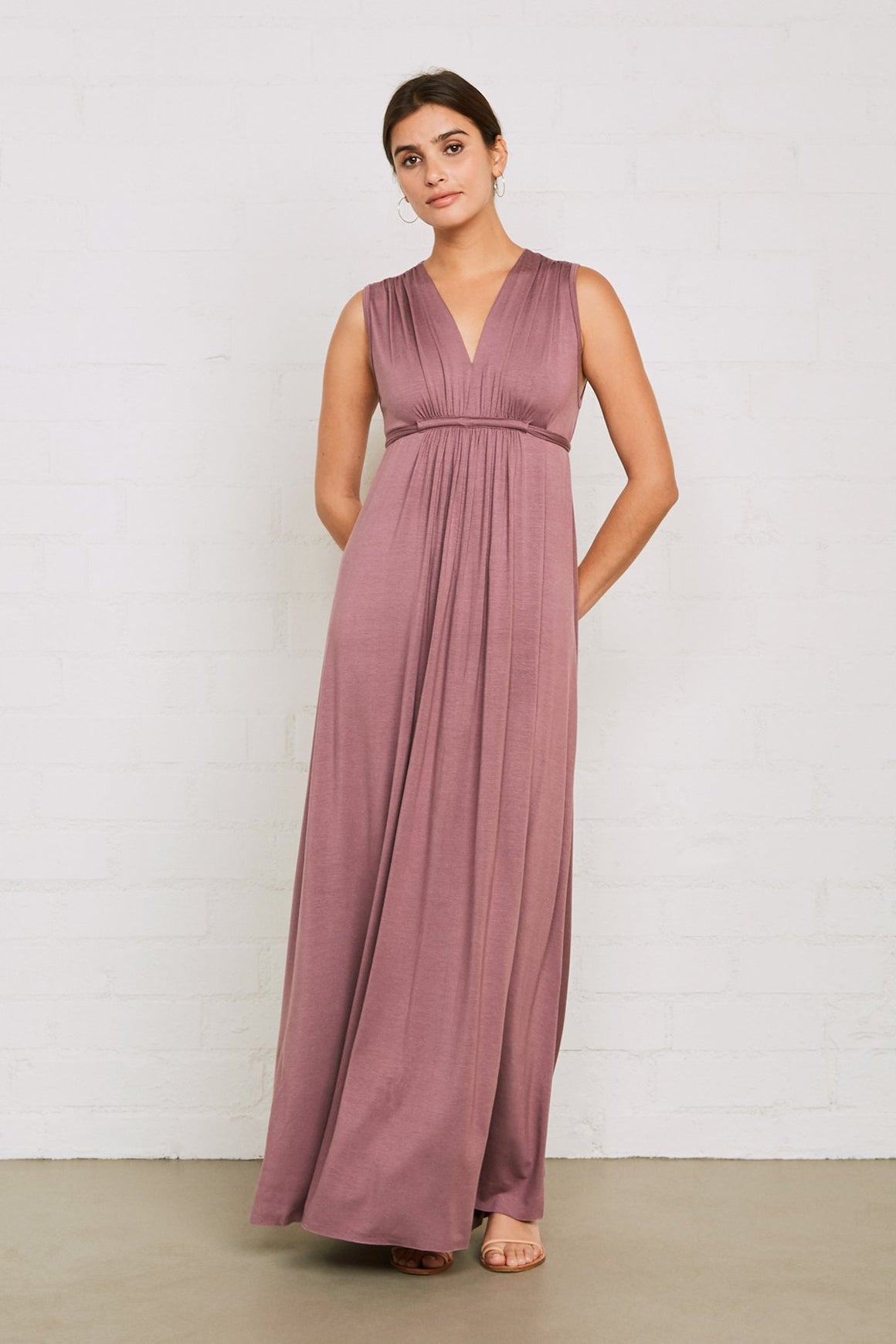 Long Sleeveless Caftan Dress