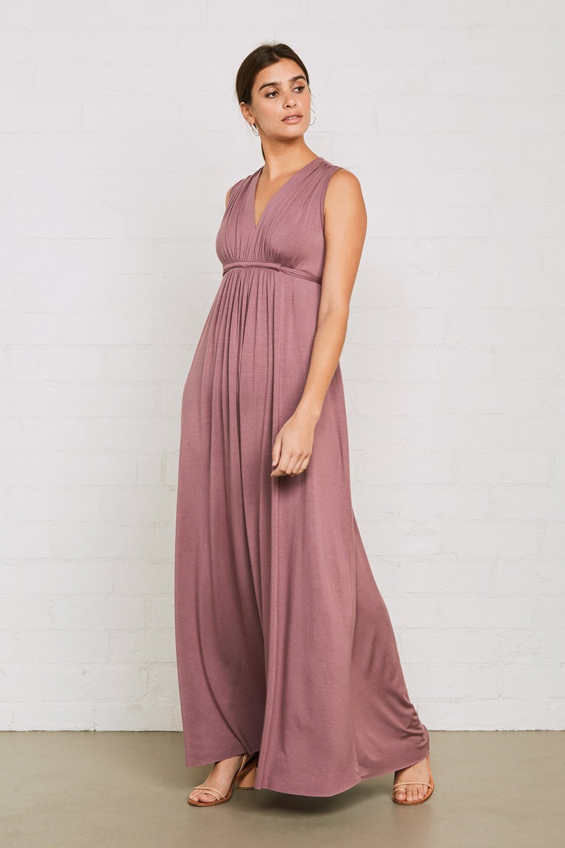 Long Sleeveless Caftan Dress