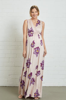 Long Sleeveless Caftan Dress - Maternity