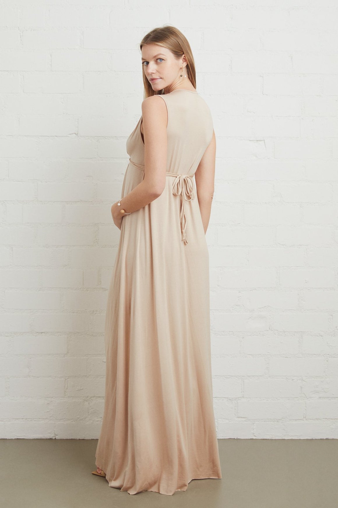 Long Sleeveless Caftan - Maternity