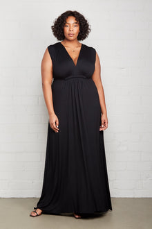 Long Sleeveless Caftan - Plus Size