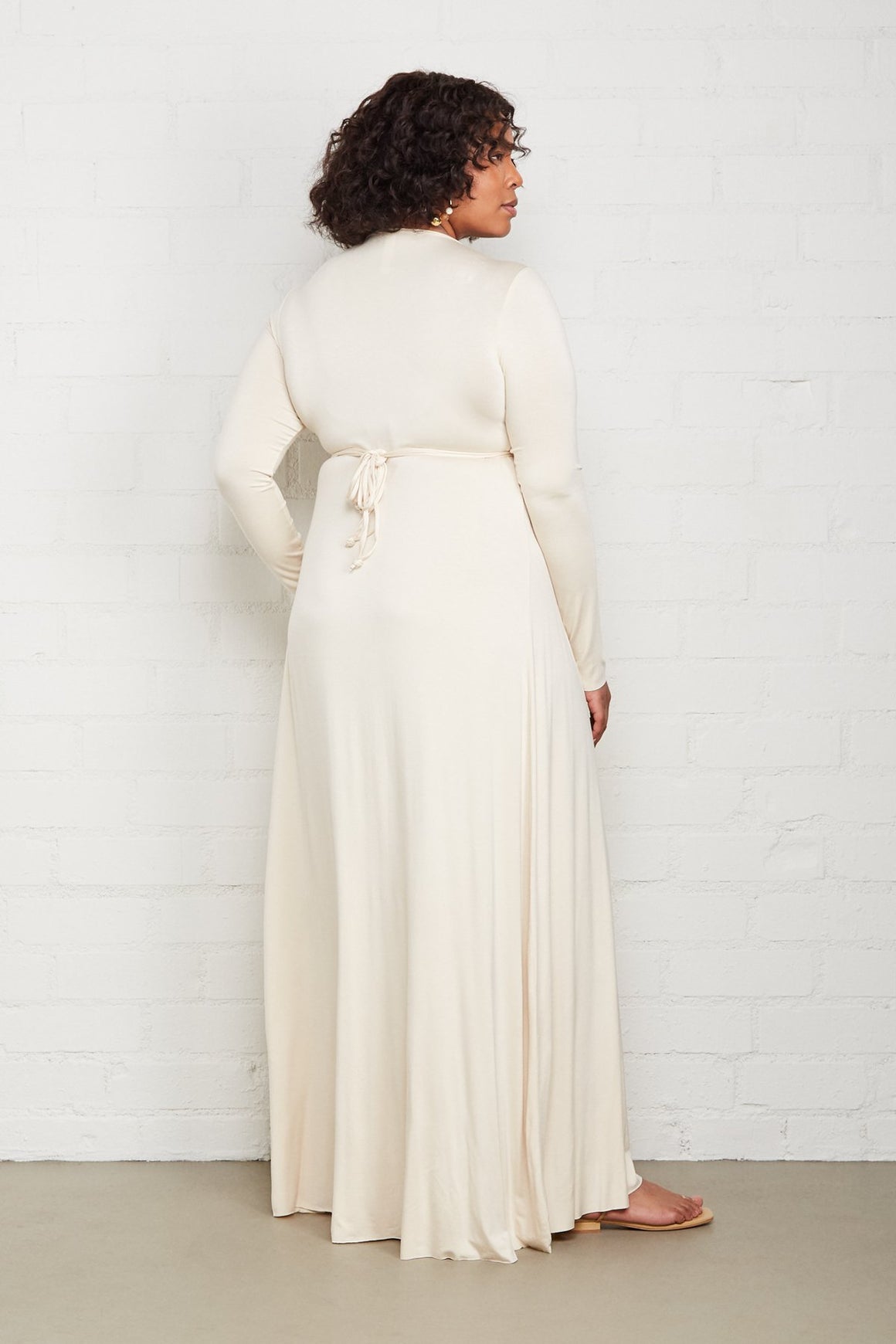 Long Sleeve Full Length Caftan - Plus Size